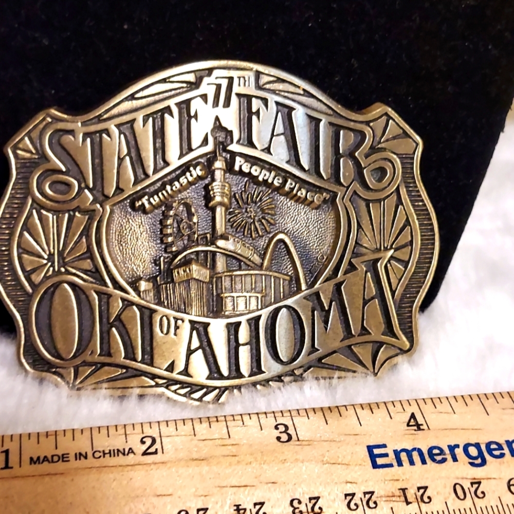 Oklahoma belt buckle